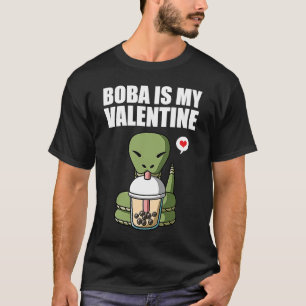 Boba Tea är My Valentine Snake Anti Valentines day T Shirt