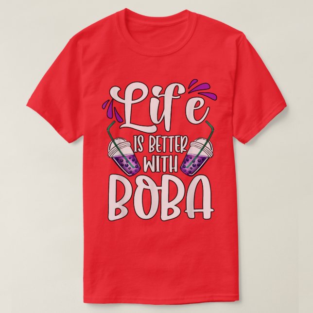 Boba Tea Bubble Tea 134 T Shirt (Design framsida)