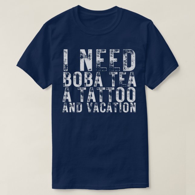 Boba Tea Bubble Tea Älskare Anime Kawaii Japanska  T Shirt (Design framsida)