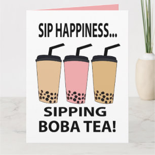 Boba Tea Bubble Tea Boba Tea Kort
