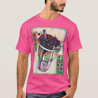 Boba Tea Bubble Tea Tokyo Japan Vaporwave Aestheti T Shirt