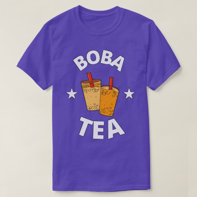 Boba tea dubbla tea t shirt (Design framsida)