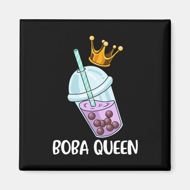 Boba Tea Gift Girls Bubble Tea Gift Women Boba Magnet (Framsidan)