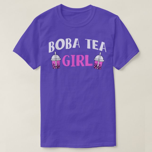 Boba Tea Girl Bubble Tea 172 T Shirt (Design framsida)