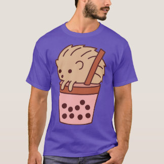 Boba Tea Hedgehog T Shirt