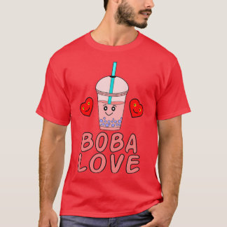 Boba Tea I Kärlek Boba Bubble Tea T Shirt