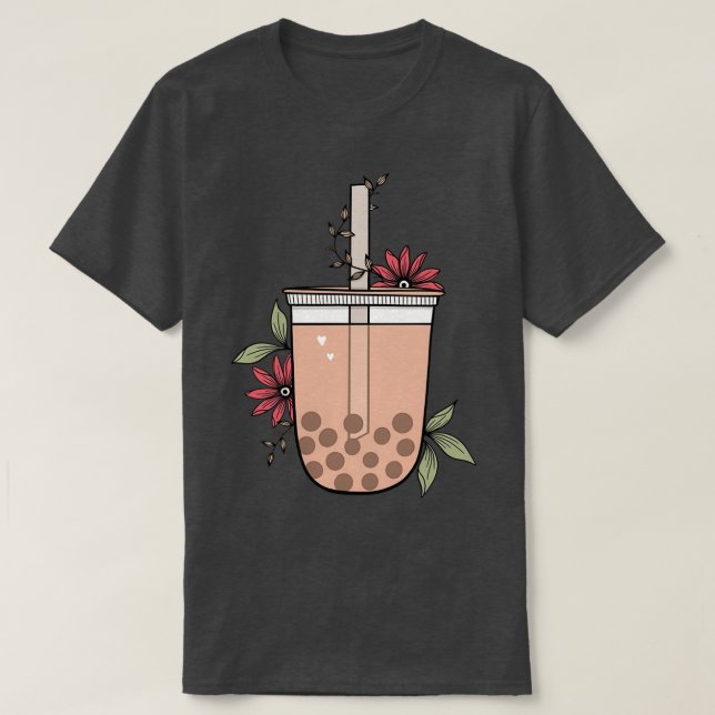 Boba Tea Kopp T Shirt (Design framsida)