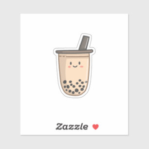 Boba Tea Mjölk Bubble Tea Kawaii Sticker Klistermärken