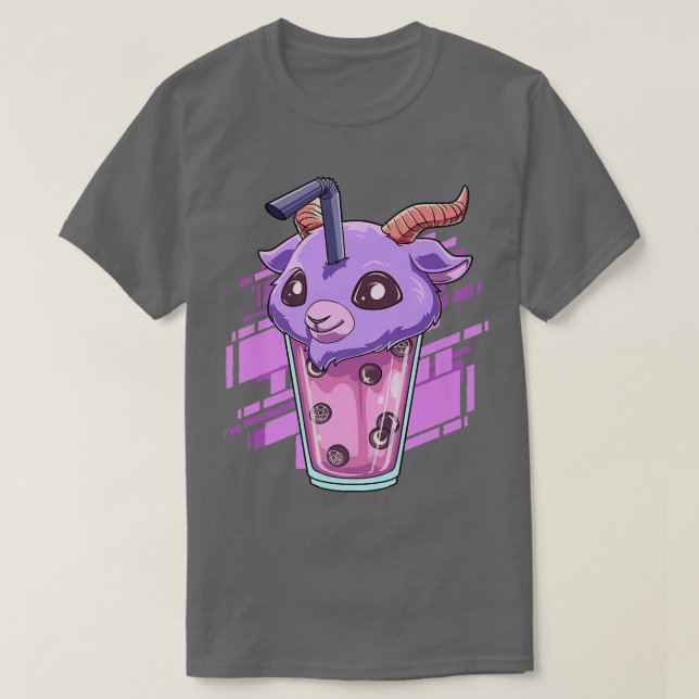 Boba Tea Pastel Goth Stil - Kawaii Bubble Tee Bap (Design framsida)