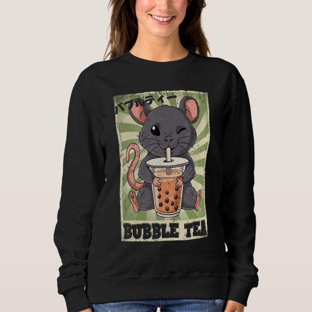 Boba Tea Rått Bubble Te T Shirt (Framsida)