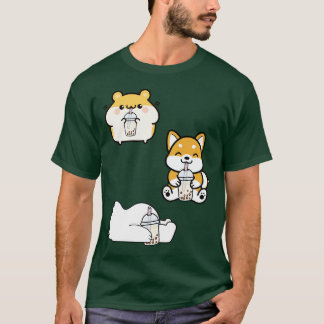 Boba Tea Sticker Set T Shirt