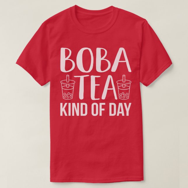 Boba Tea typ of Day Bubble Kawaii Tea Ramen Graph T Shirt (Design framsida)