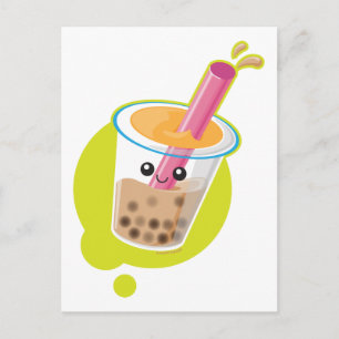 Boba Tea Vykort