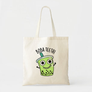 Boba Teeth Funny Boba Tea Pun Tygkasse