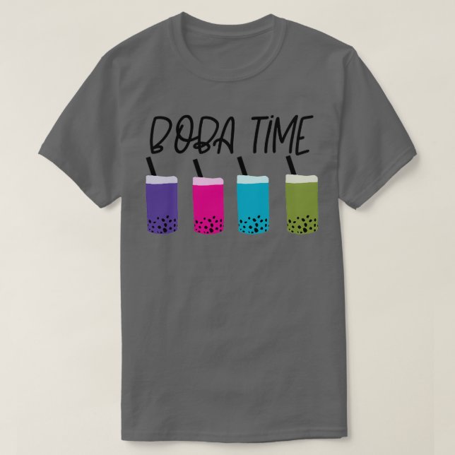 Boba Time 2 T Shirt (Design framsida)