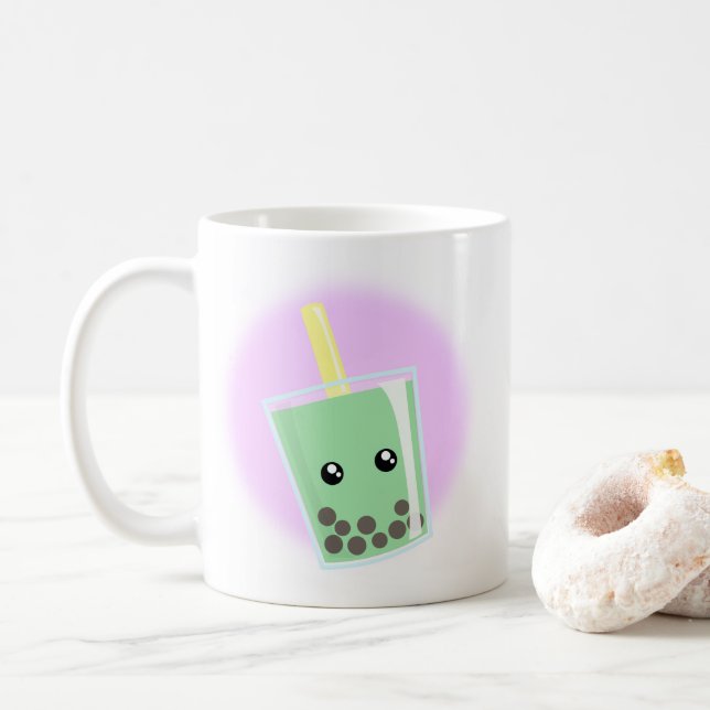 Boba Time! Kaffe Mugg (Med munk)
