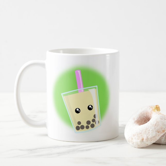 Boba Time! Kaffe Mugg (Med munk)