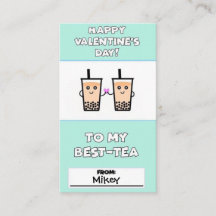 Boba Valentines barnkort