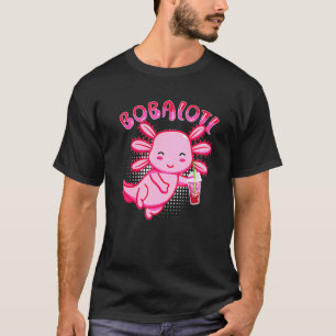 Bobalotl Axolotl Boba Tea Bubble Mjölk T Shirt