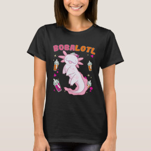 Bobalotl Axolotl Boba Tea Bubble Mjölk T Shirt