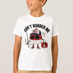 Bobber Fiskare Skämt Patriotisk Fiske Pojkar Humor T Shirt