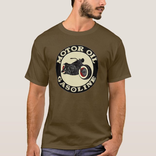 - Bobber - Motor Oil - Gasoline Tee (Framsida)