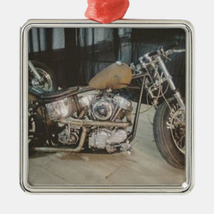 bobbercykel julgransprydnad metall