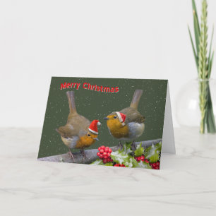 Bobbin'Robins julkort Helgkort