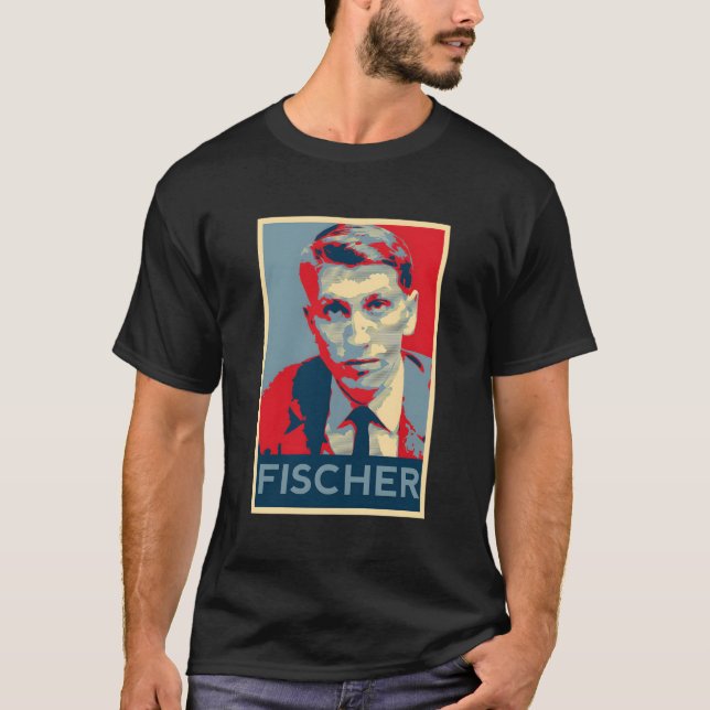 Bobby Fischer Chess T Shirt (Framsida)