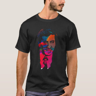 Bobby Fischer Dye Multifärgad Porträtt T Shirt