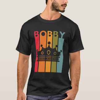 Bobby Gift Idea för Boys Manar Retro First Namn Vi T Shirt