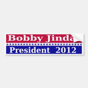Bobby Jindal för den presidentbildekalet 2012 Bildekal