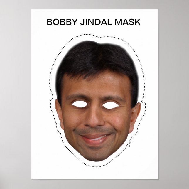 Bobby Jindal Mask Poster (Framsidan)
