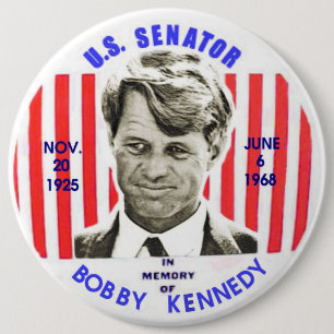Bobby Kennedy minnesmärkepinback Knapp