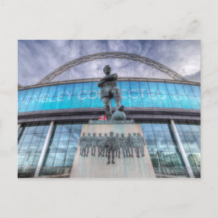 Bobby Moore Statue Wembley Stadium Vykort