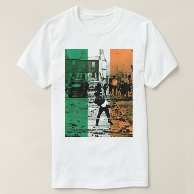Bobby Sands - An Irishman who doesnt want to be br T Shirt (Design framsida)
