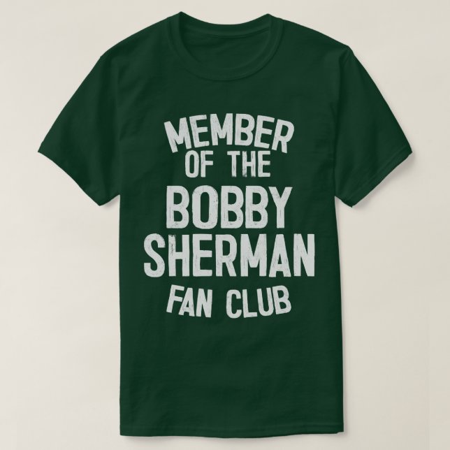 Bobby Sherman Fläkt Klubb T Shirt (Design framsida)