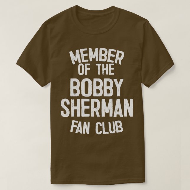 Bobby Sherman Fläkt Klubb T Shirt (Design framsida)