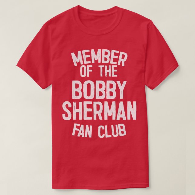 Bobby Sherman Fläkt Klubb T Shirt (Design framsida)