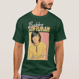 Bobby Sherman Retro 1970-talet Aesthetic Fläkt Des T Shirt
