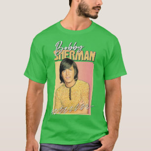 Bobby Sherman Retro 1970-talet Aesthetic Fläkt Des T Shirt