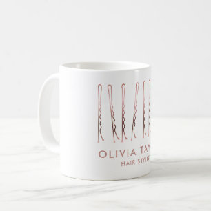 Bobby Stift Hair Stylist Hair Salon Hairdresser Kaffemugg