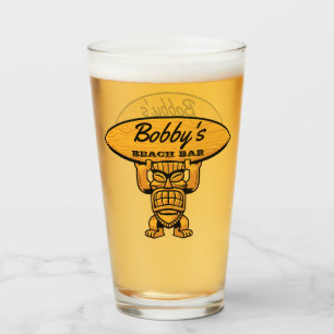 Bobby's Beach Pub Glass Glaskopp