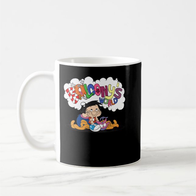 BOBBYS WORLD Classic T Shirt Kaffemugg (Vänster)