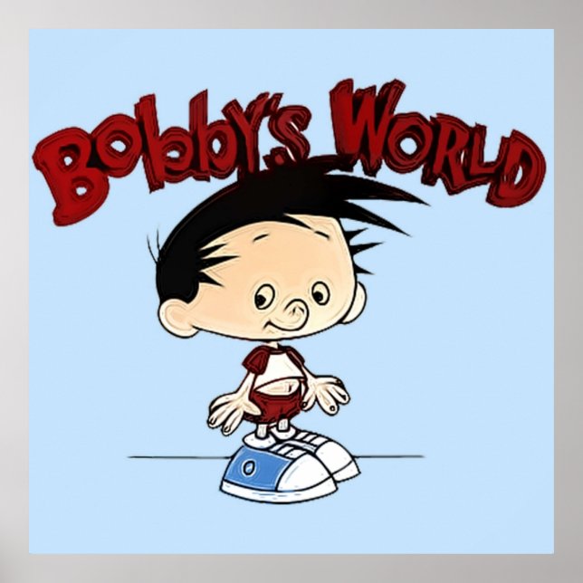 Bobbys World Tecknad Poster (Framsidan)