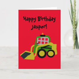 Bobcat Excavator Helgkort