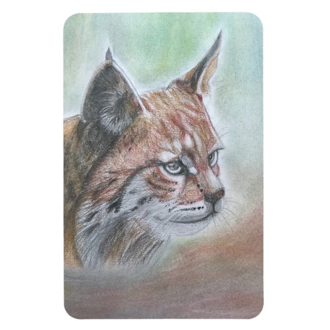 Bobcat Flexibel Kylskåpsmagnet Magnet (Vertikal)