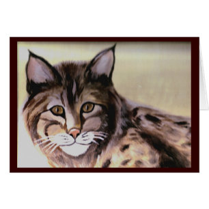 Bobcat Hälsningskort