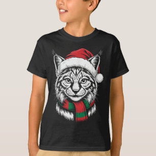 Bobcat Julafton Santa Hat F juldräkt T Shirt
