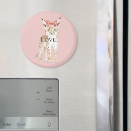 Bobcat Leopard Kärlek Magnet